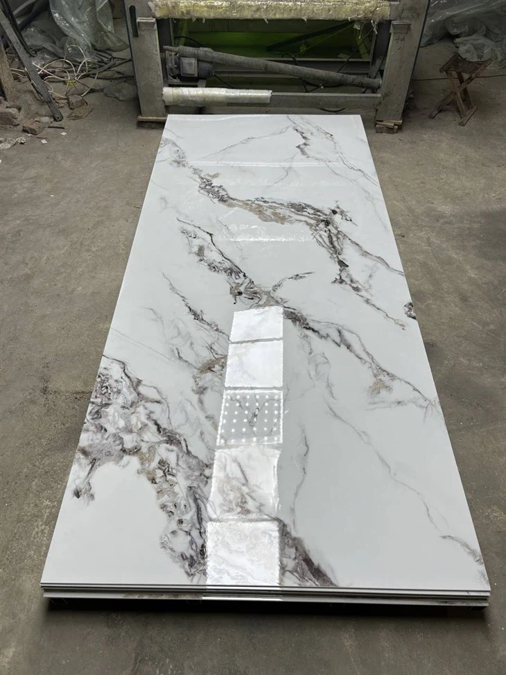 High Glossy Pvc Marble Waterproof Pvc Wall Panel